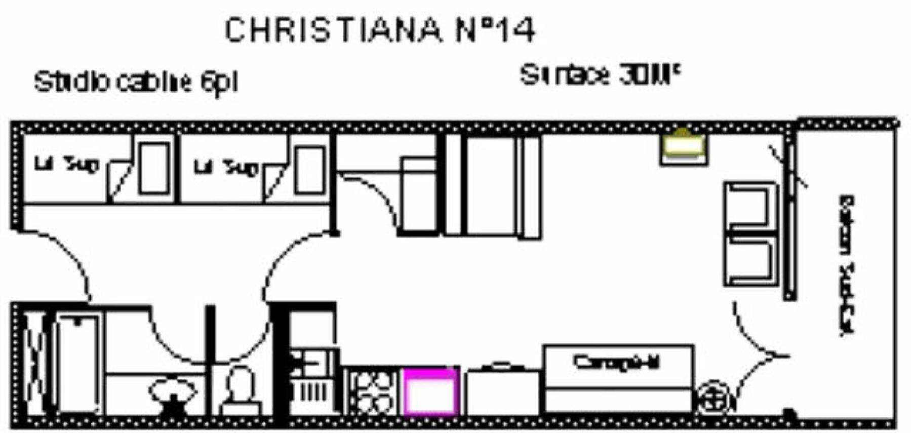 Residence Christiania - Studio Pour 6 Personnes Mae-8964 Gourette Dış mekan fotoğraf